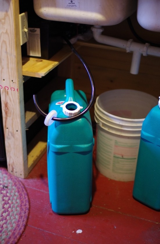 water jug pre-water tube